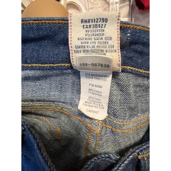 True Religion Becky Bootcut Jean Women Sz 27 Flap Poc Stretch Y21K - Picture 9 of 13